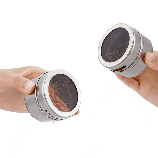 מארז של 82 קופסאות תבלינים מתמגנטות למקרר - SiliCoverstore