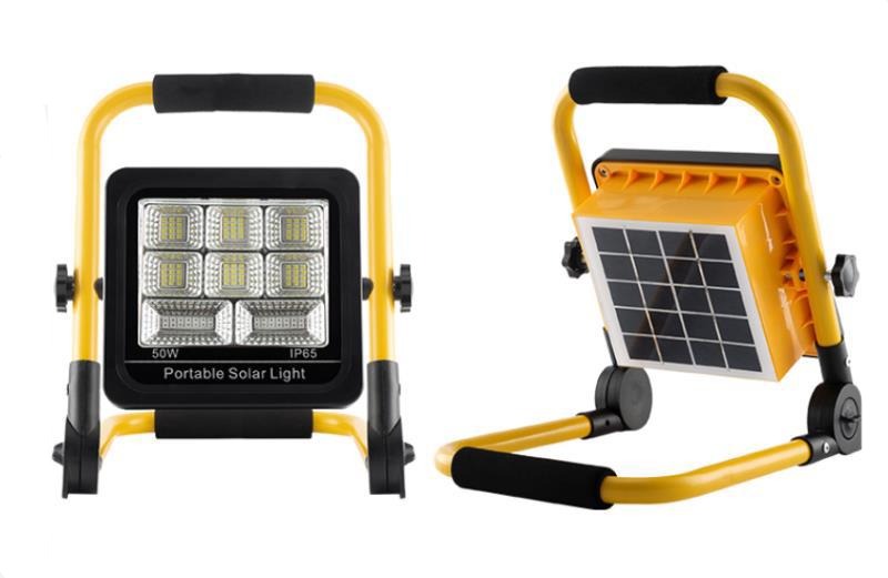 פרוז'קטור סולארי קמפינג נייד-50 וואט