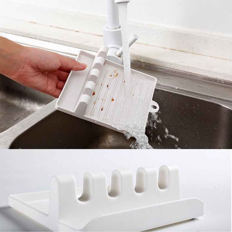 מחזיק כלי מטבח ומייבש מכסים - SiliCoverstore