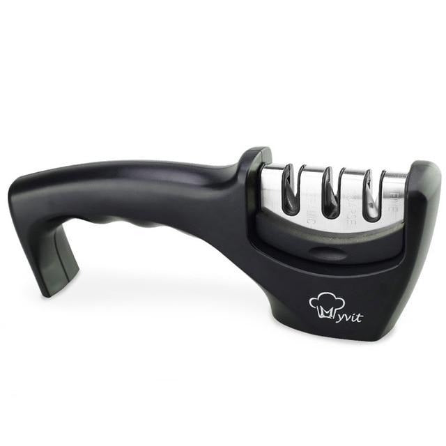 משחיז סכינים מקצועי בעל 3 שלבים- חובה בכל מטבח