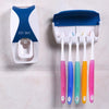 סקוויזר אוטומטי למברשת שיניים+מחזיק 5 מברשות שיניים משפחתי