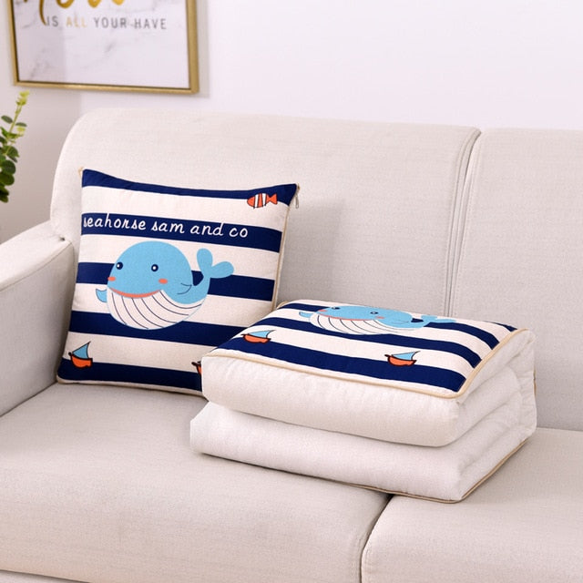 כריות מיוחדות במגוון סגנונות שהופכות לשמיכה מחממת