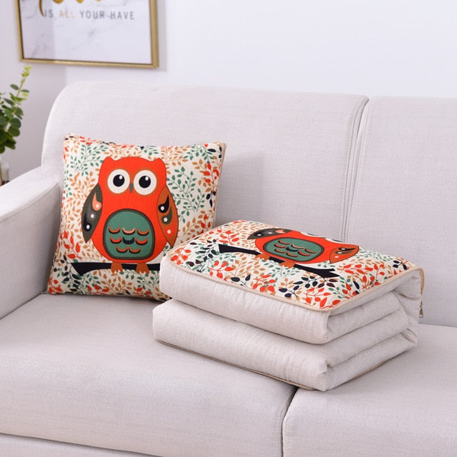 כריות מיוחדות במגוון סגנונות שהופכות לשמיכה מחממת