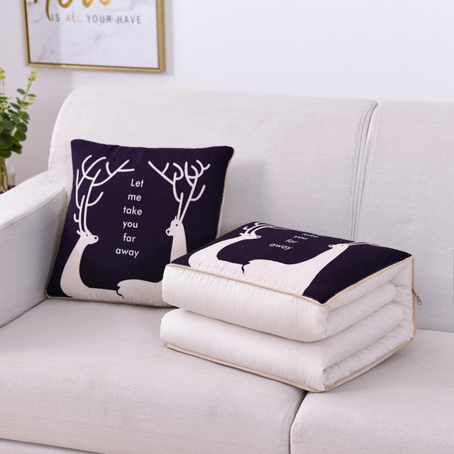 כריות מיוחדות במגוון סגנונות שהופכות לשמיכה מחממת