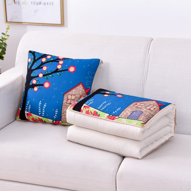 כריות מיוחדות במגוון סגנונות שהופכות לשמיכה מחממת