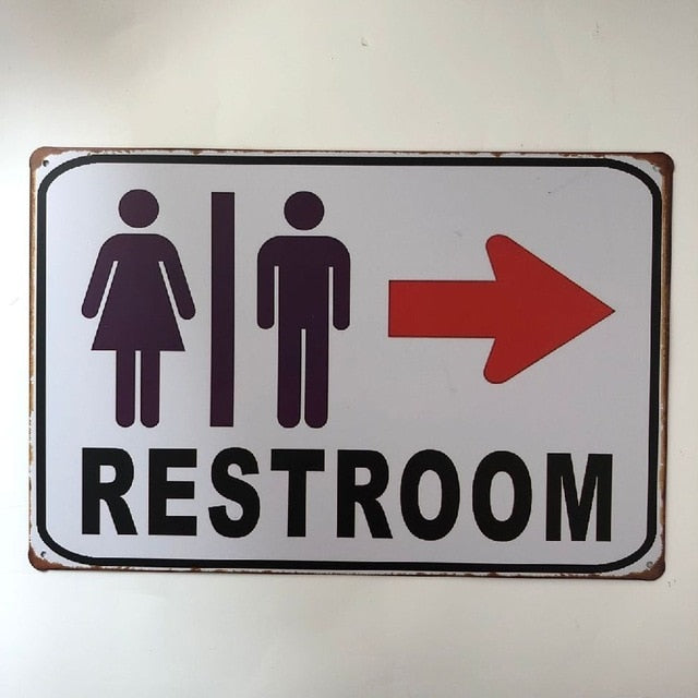 שלטי ברזל משעשעים לבית, לגינה ולמשרד