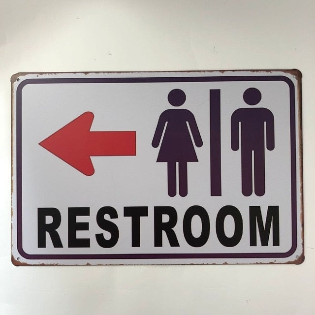 שלטי ברזל משעשעים לבית, לגינה ולמשרד