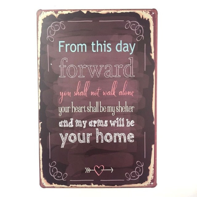 שלטי ברזל משעשעים לבית, לגינה ולמשרד