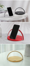 מנורת שולחן יוקרתית משולבת מטען אלחוטי לפלאפון