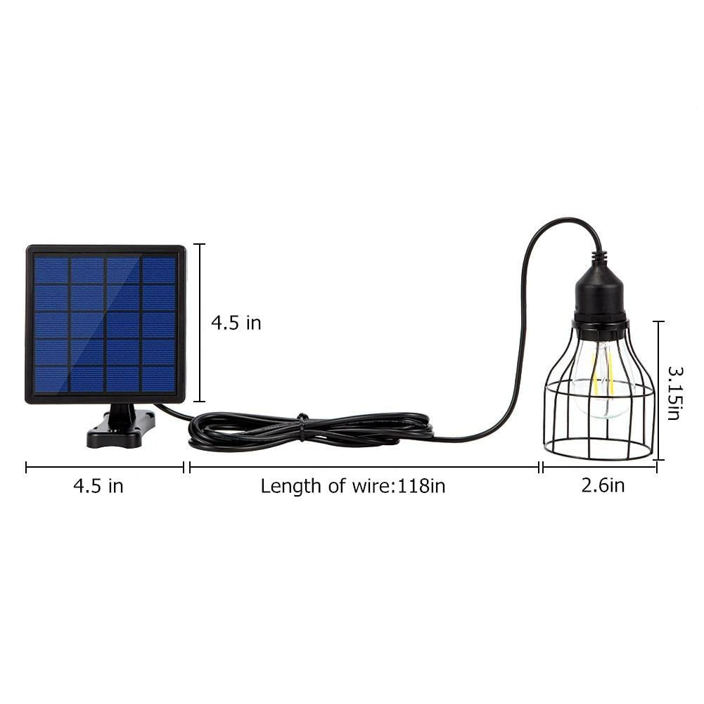 תאורה סולארית &quot;נברשת&quot; לבית ולטיולים