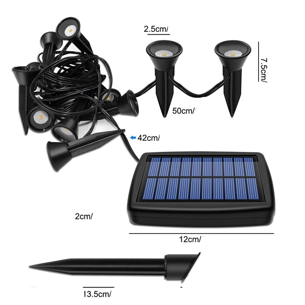 נורות סולאריות לשבילים וערוגות