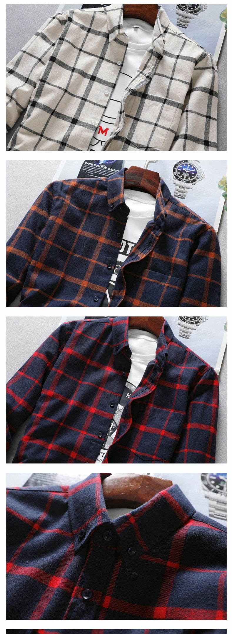 מרסלו&quot;-מכופתרת פלנל&quot;